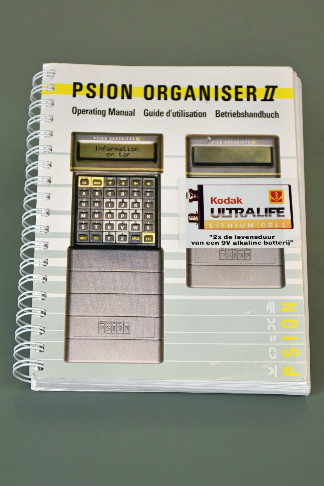 Psion Organizer II Handboek